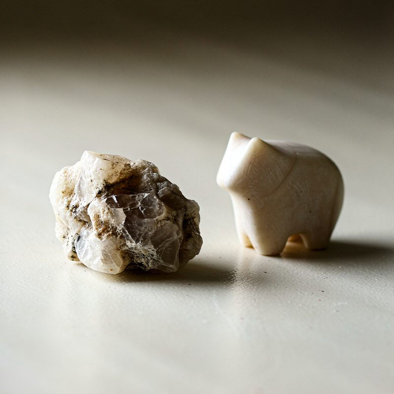 天然海盐雕刻摆件